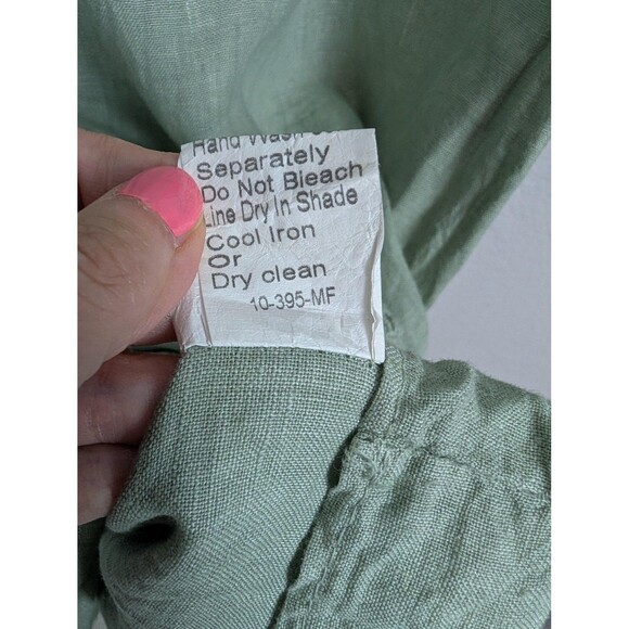 Lungo L'Arno Linen Dress Made in Italy Medium - Picture 6 of 8